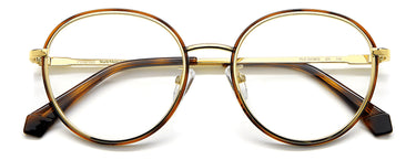 Premium Women Polaroid Eyeglasses: PLD D438/G - Havana Gold(2) - SpecSMART Eye Clinic (Front View)